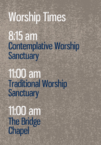 worship times section sidebar
